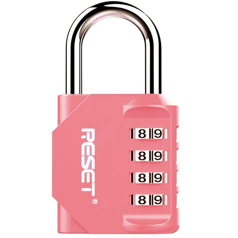 pink combination padlock|1534DPNK Combination Lock .